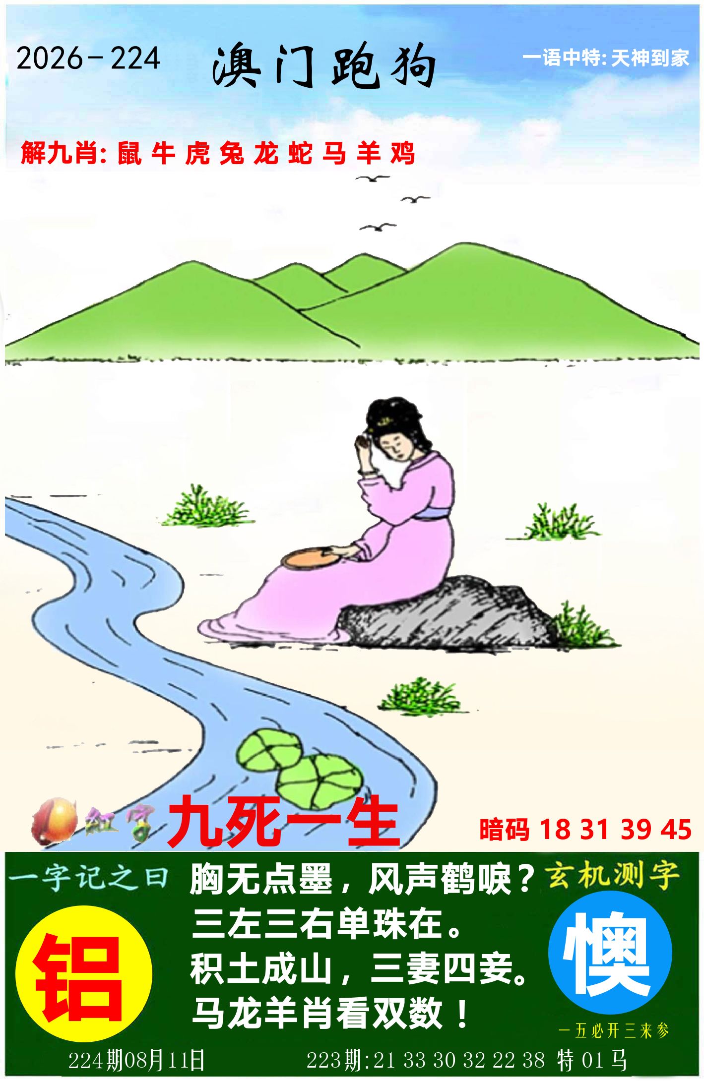 澳门跑狗图 第224期