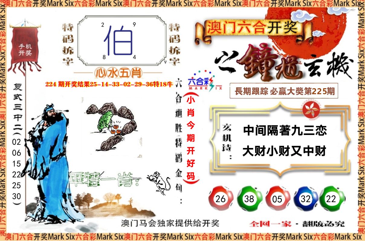 钟道玄机 第225期