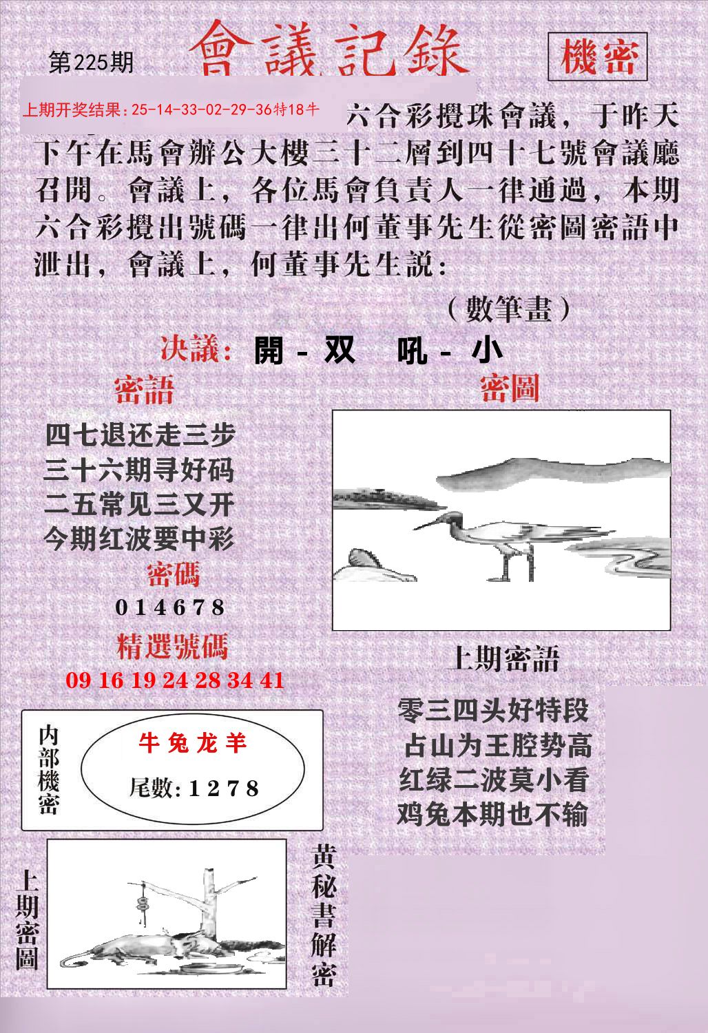 会议记录 第225期