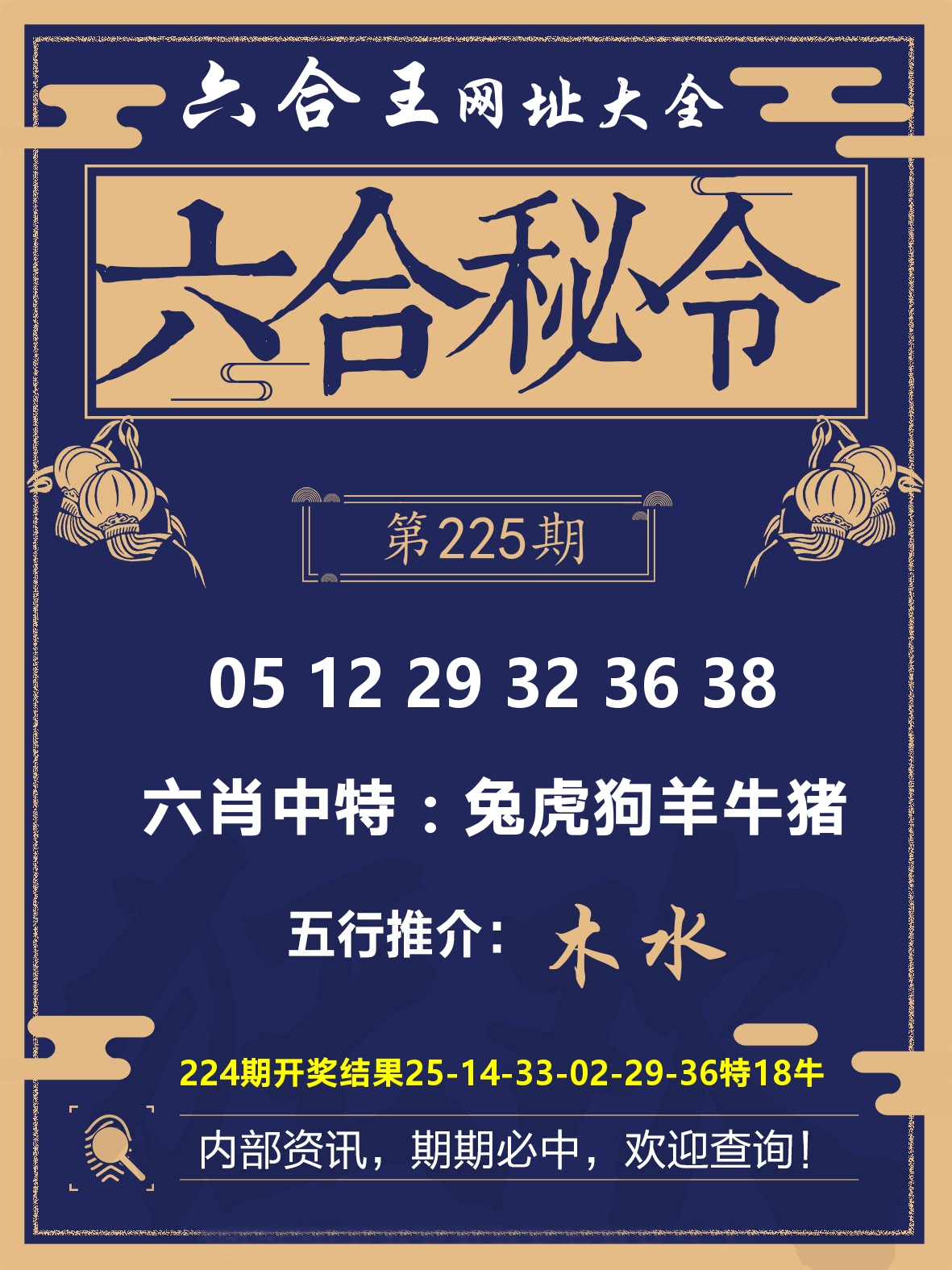六合王六合密令 第225期