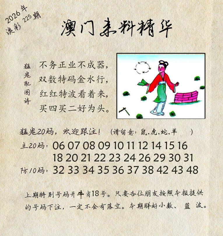 精华来料 第225期