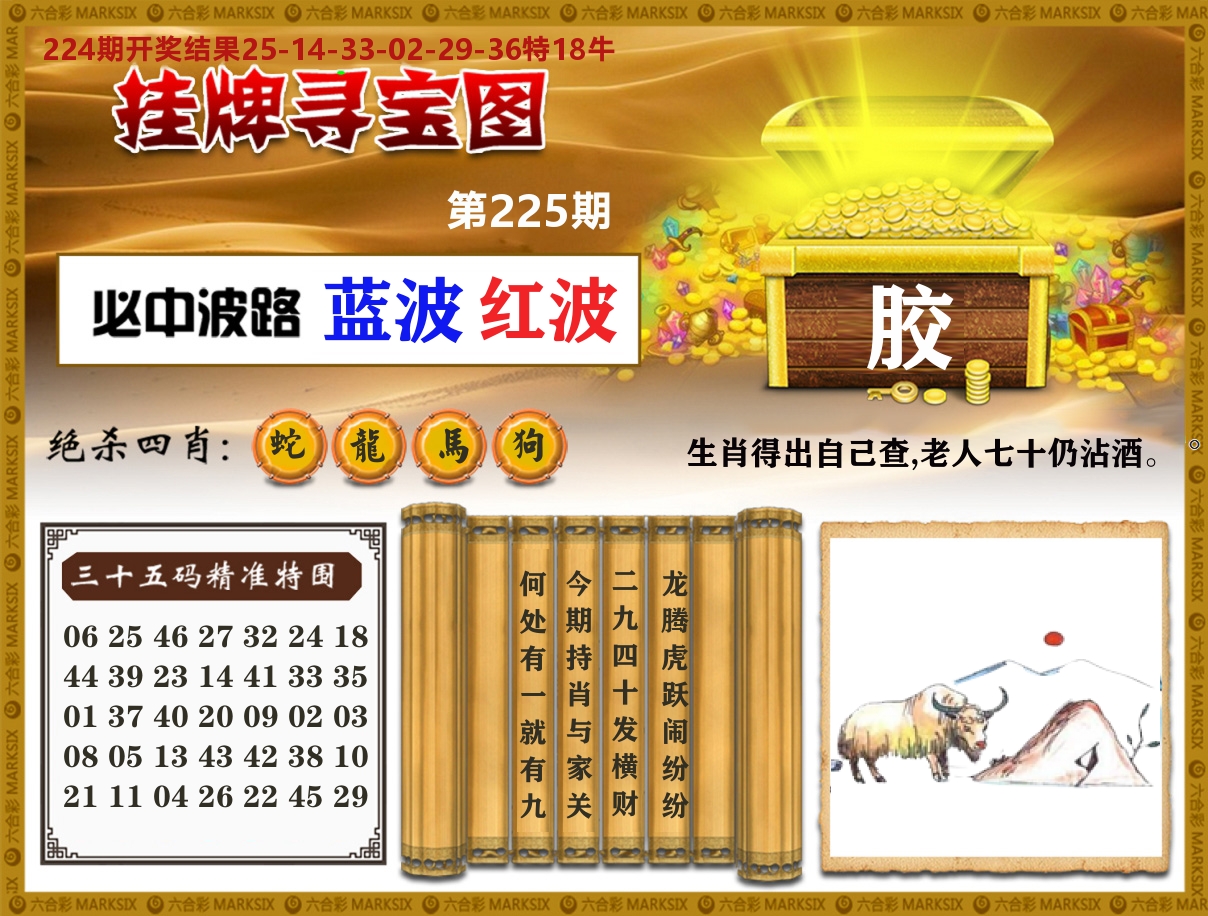 澳门挂牌寻宝 第225期