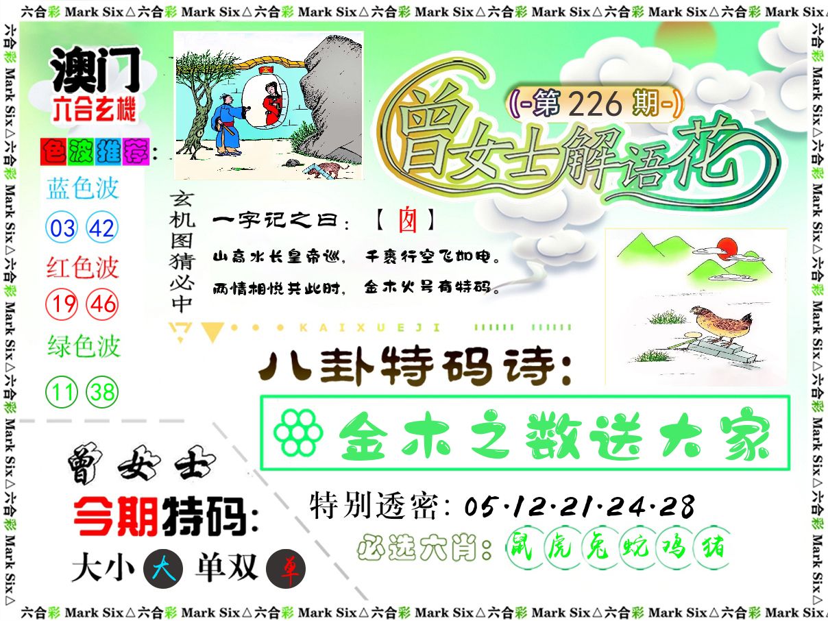 曾女士解语花 第226期