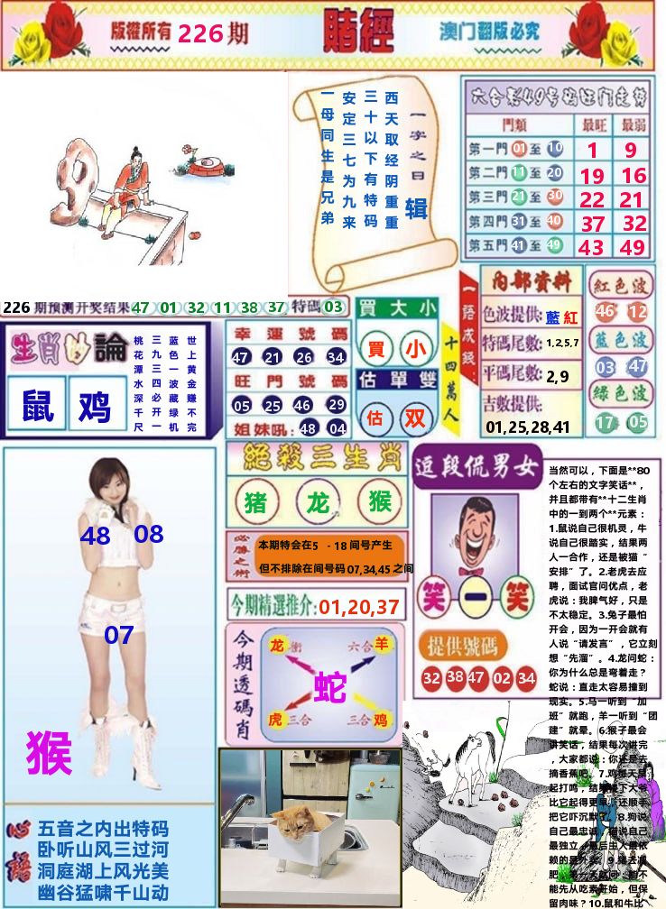 澳门赌经 第226期
