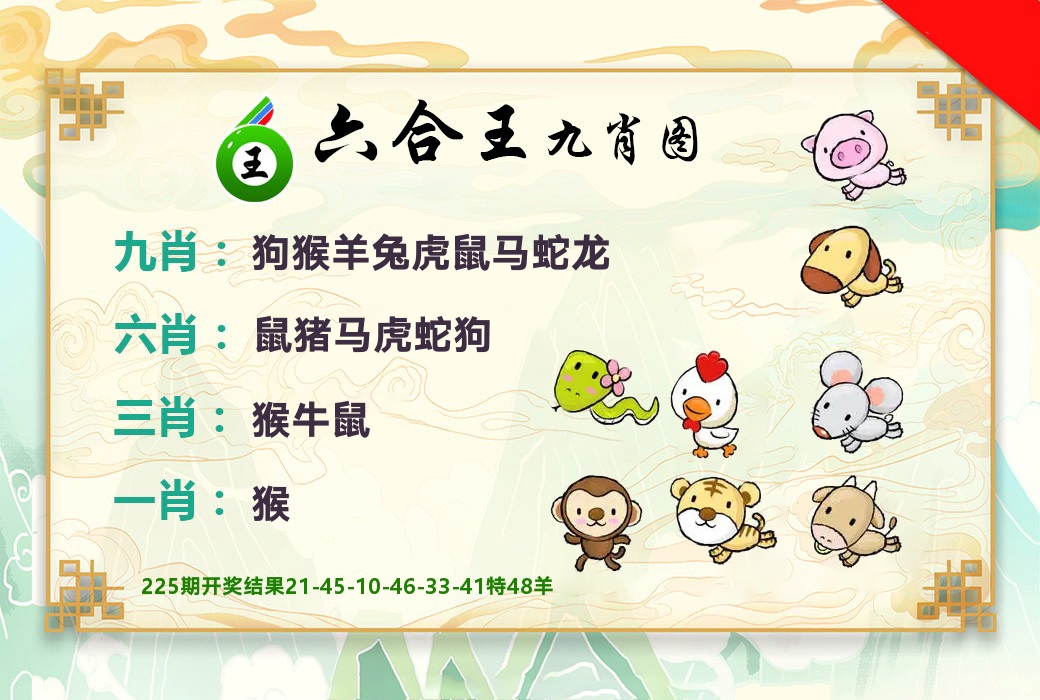 六合王九肖图 第226期