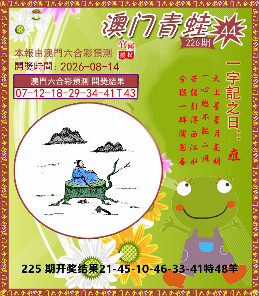 青蛙系列44 第226期