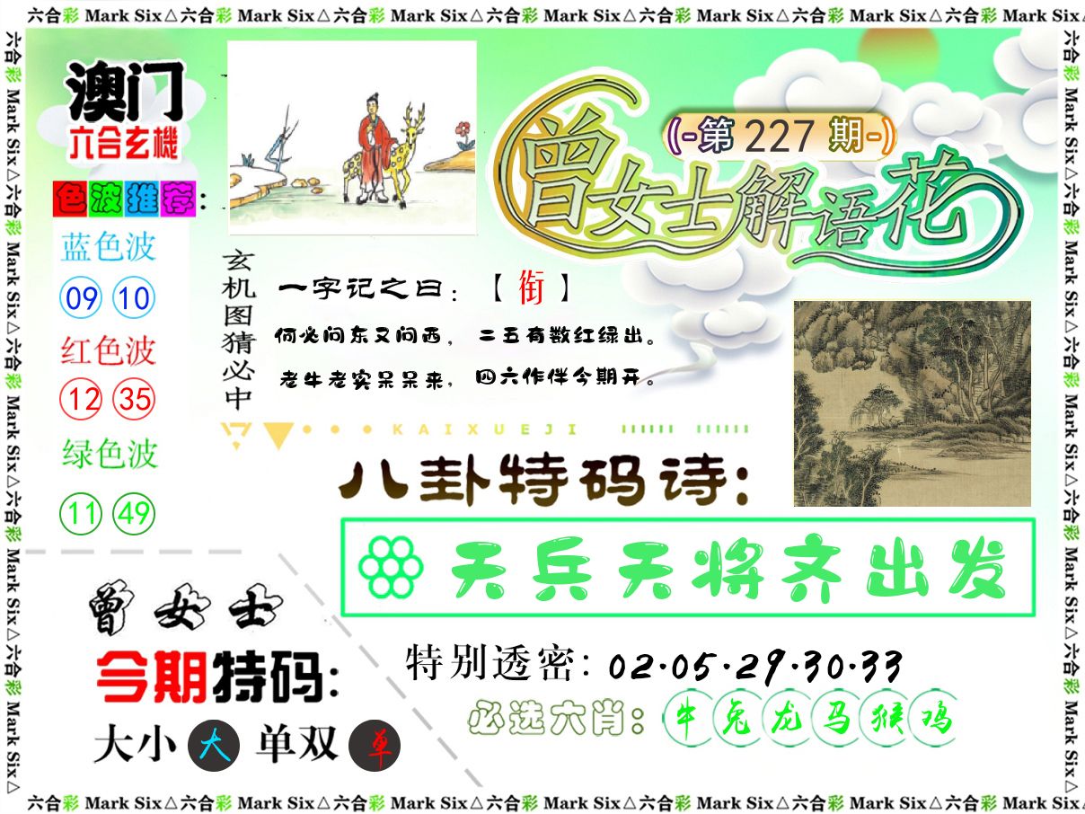 曾女士解语花 第227期