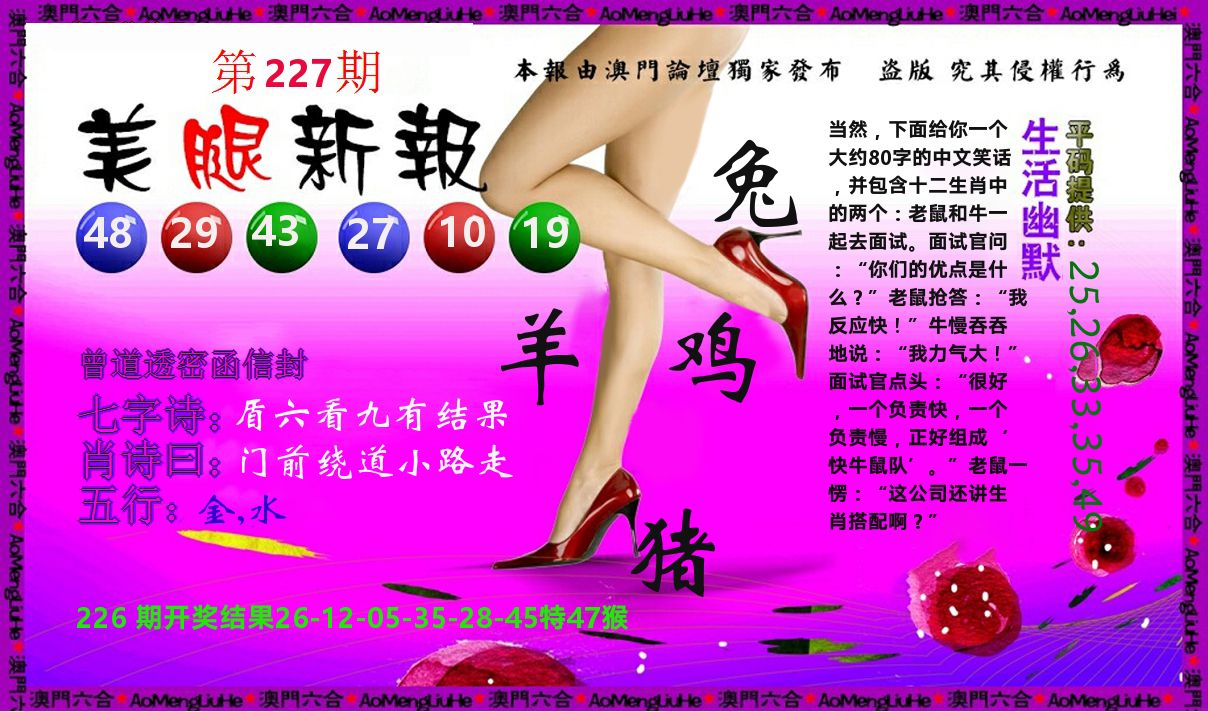 美腿新报 第227期