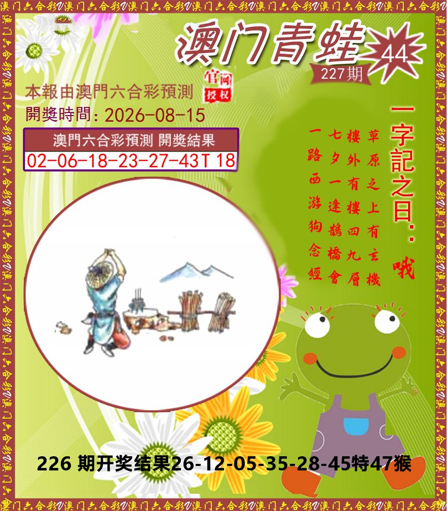 青蛙系列44 第227期