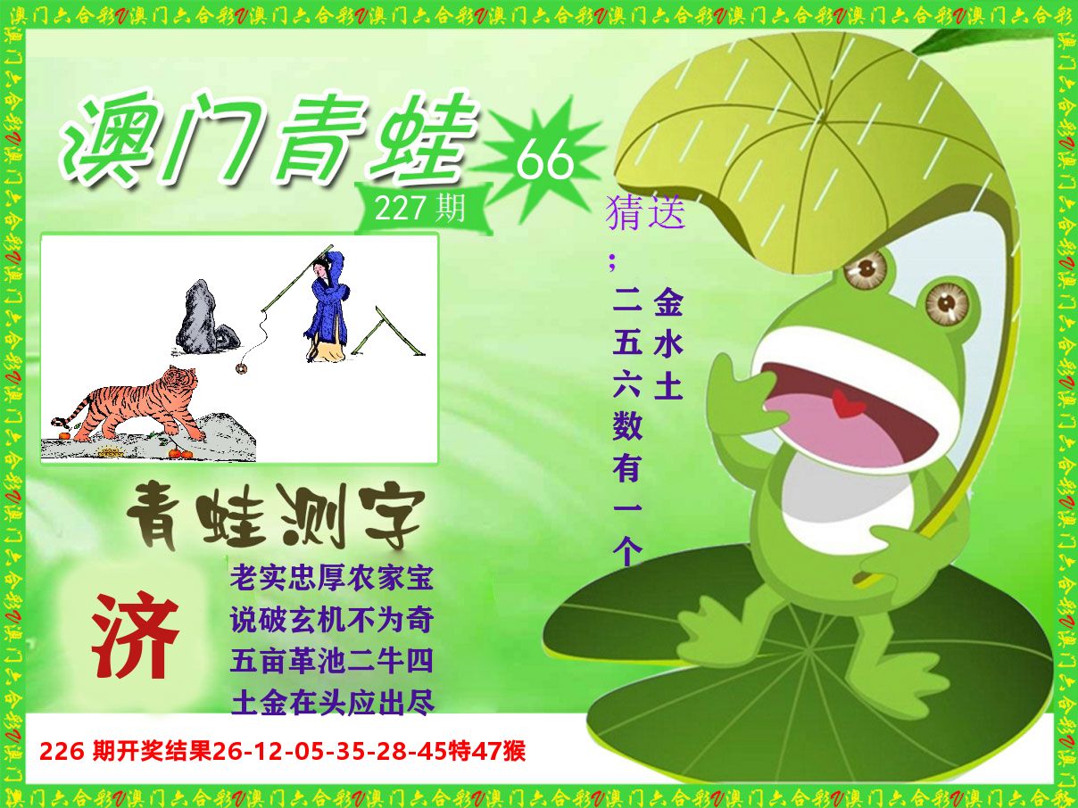 青蛙系列66 第227期