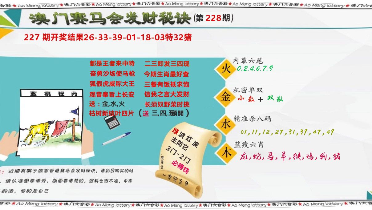 发财秘诀 第228期