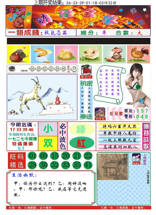 澳门财经宝鉴 第228期