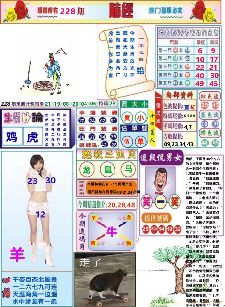 澳门赌经 第228期