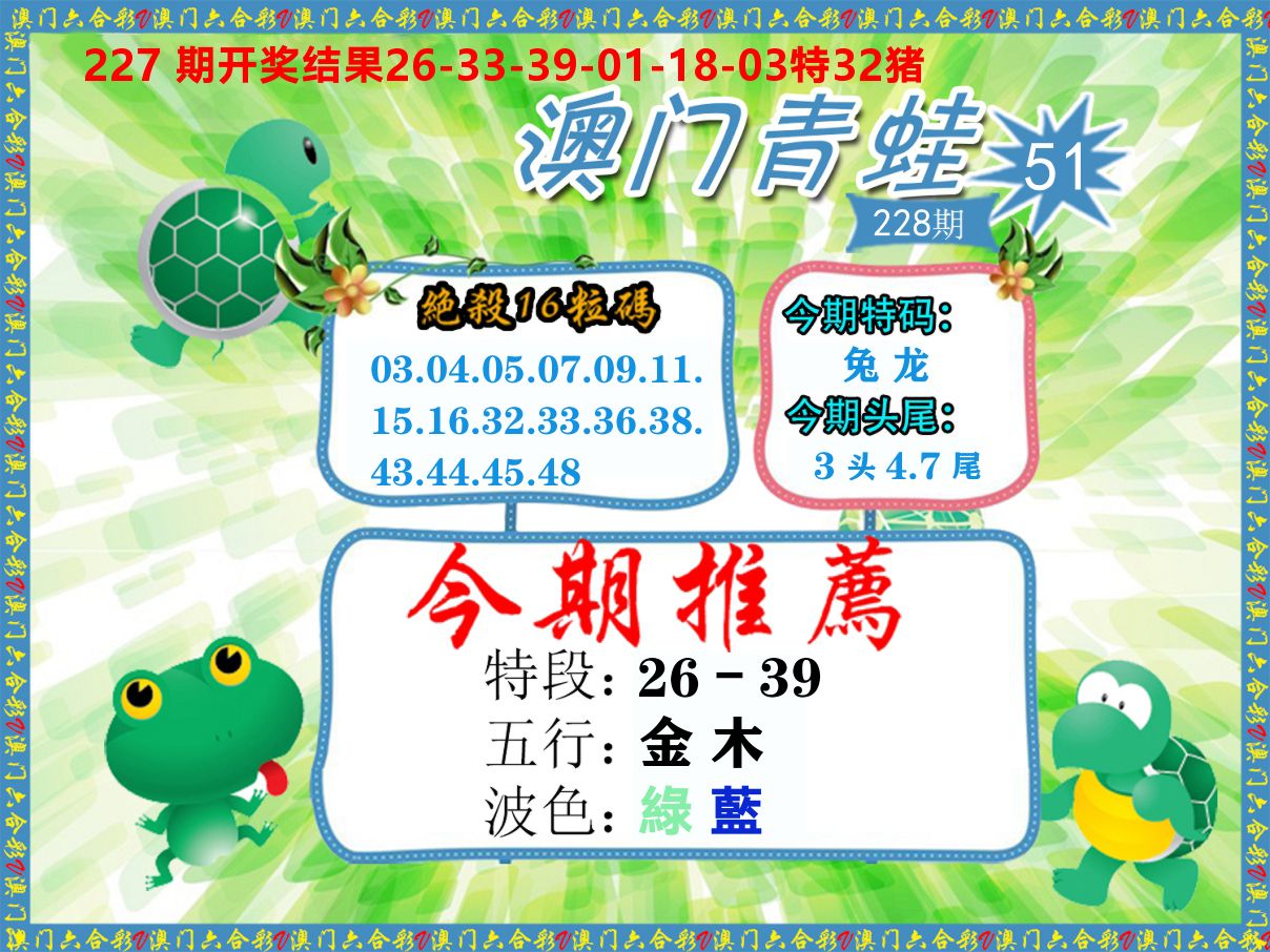 青蛙系列51 第228期
