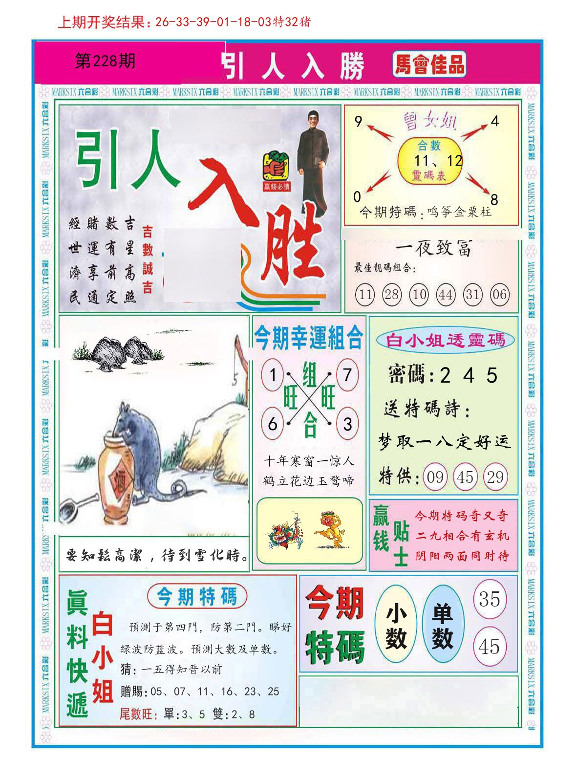 引人入胜 第228期