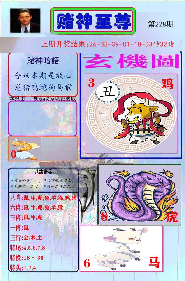 赌神至尊 第228期