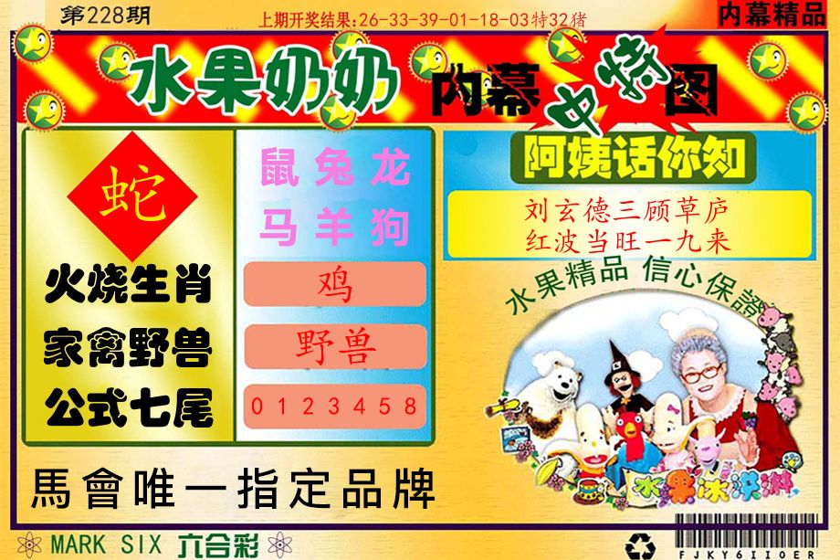 水果奶奶内幕 第228期