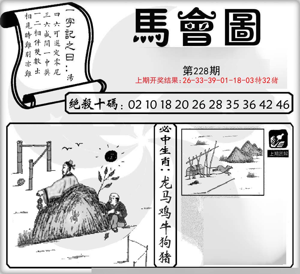 马会图 第228期