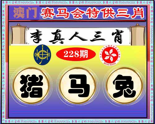 特供三肖 第228期