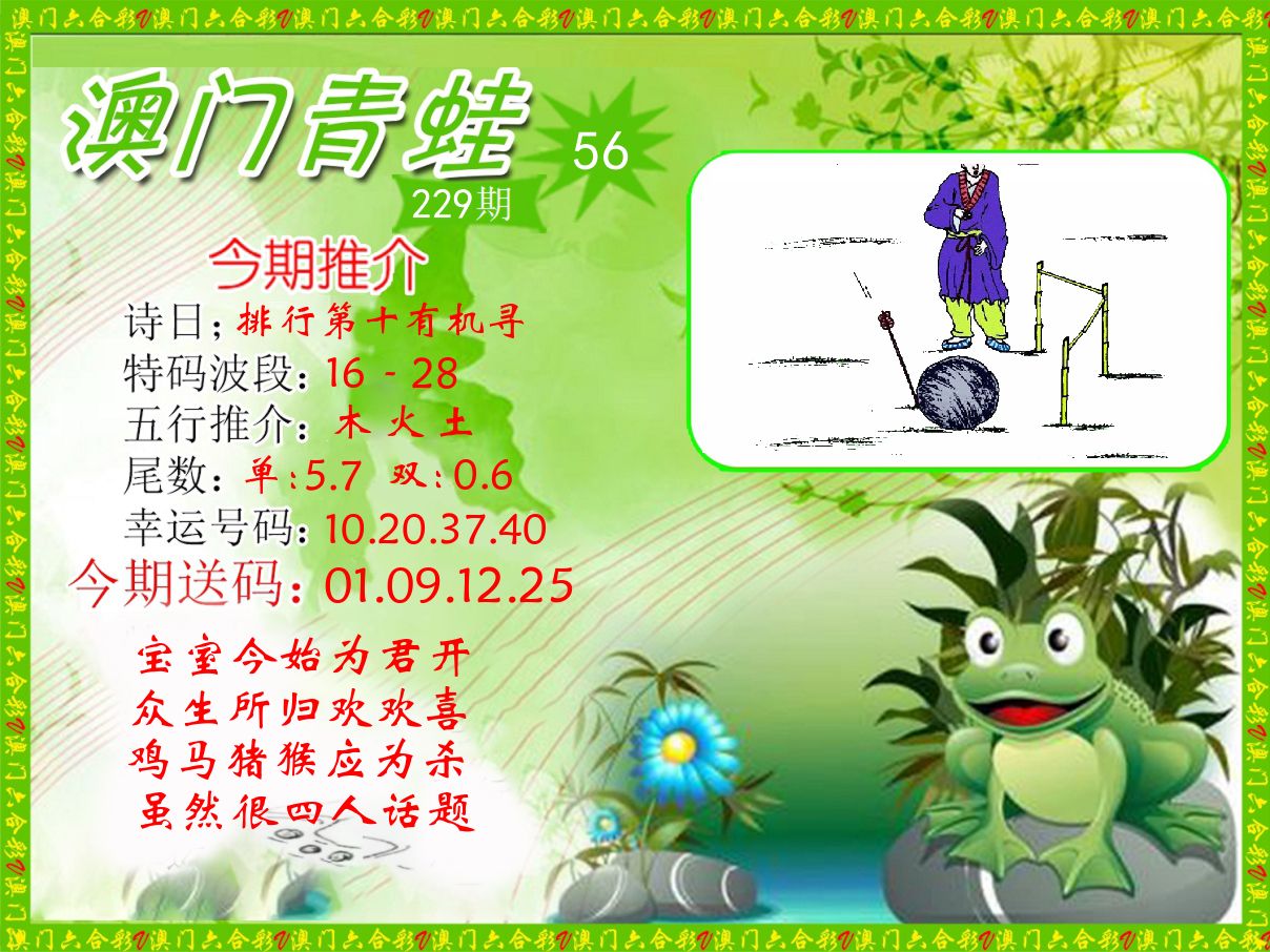 青蛙系列56 第229期
