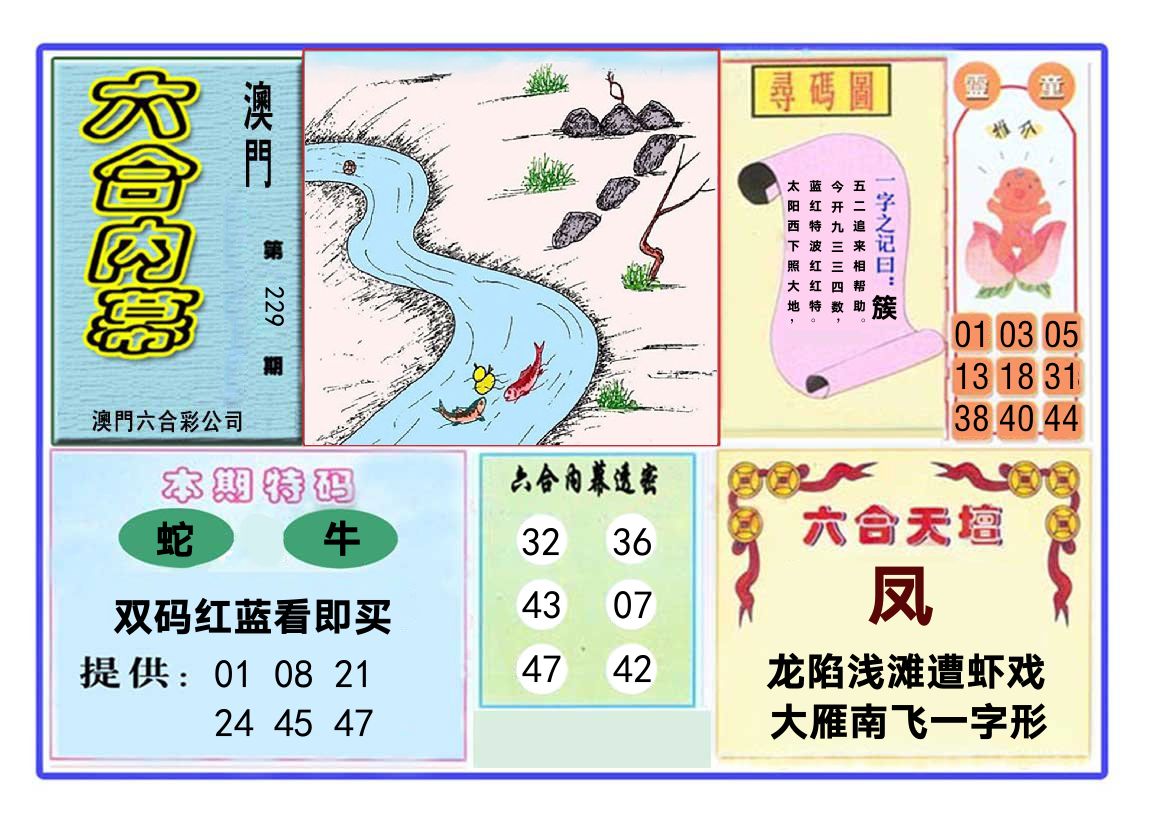 六合内幕 第229期