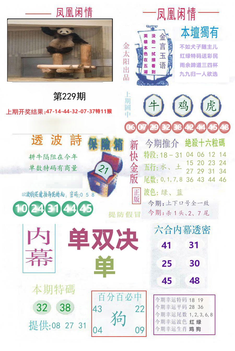 凤凰闲情 第229期