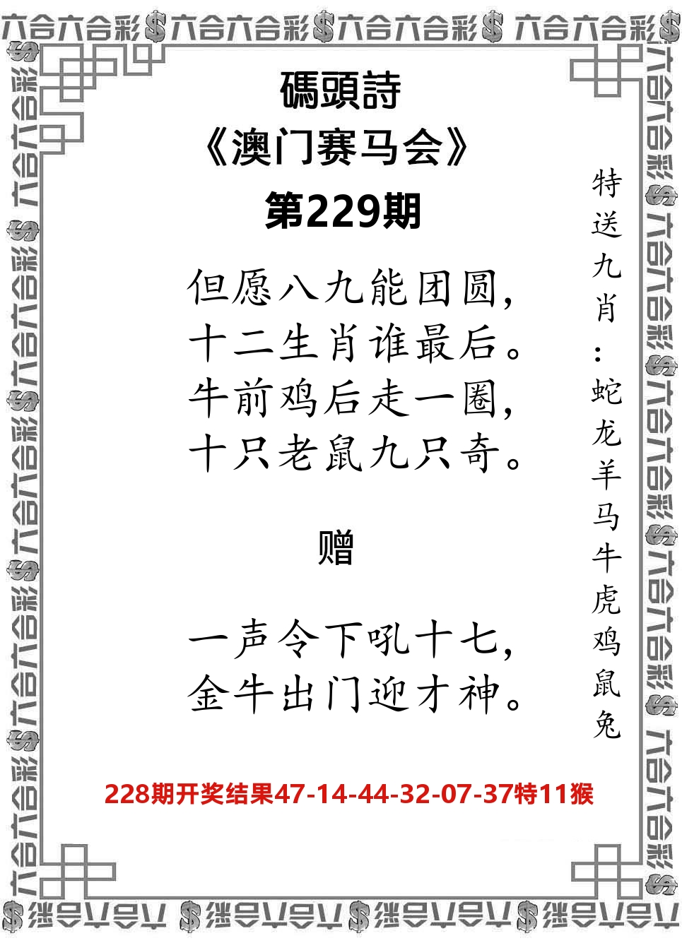码头诗 第229期