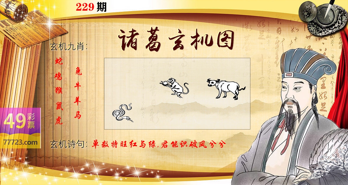 诸葛玄机图 第229期