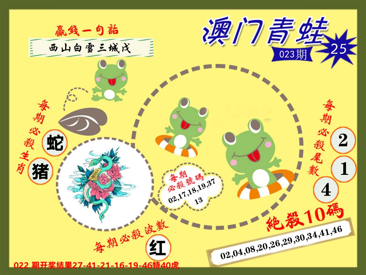 青蛙系列25 第23期