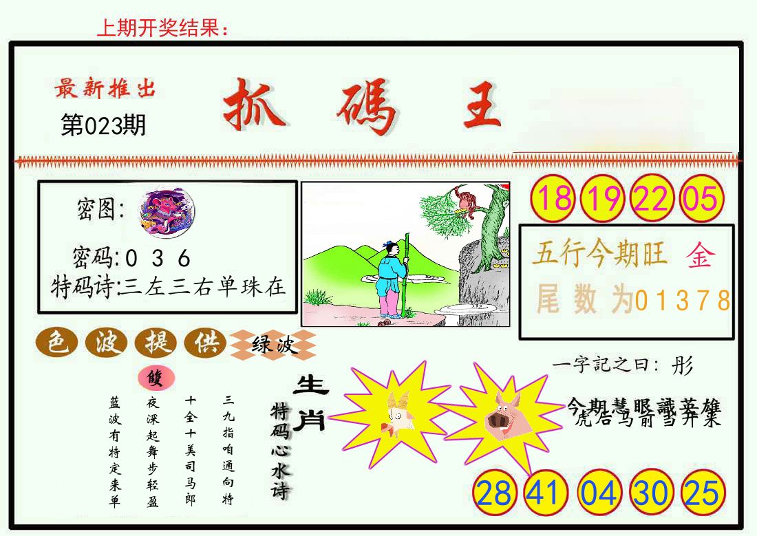 最新抓码王 第23期