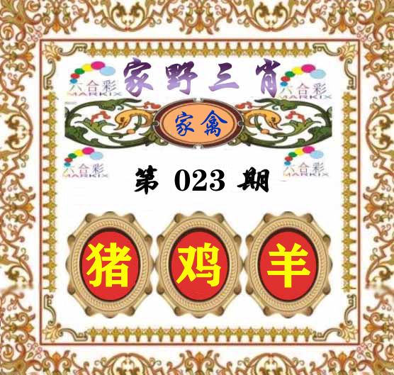 家野三肖 第23期