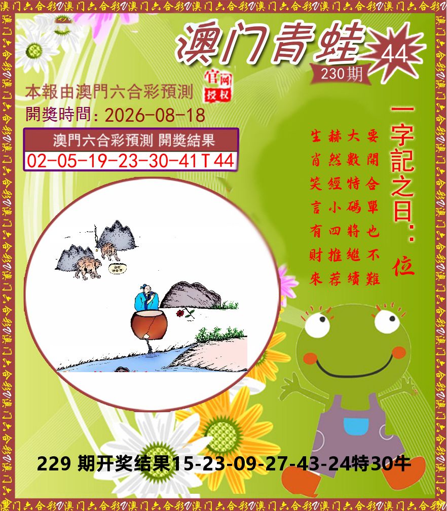 青蛙系列44 第230期
