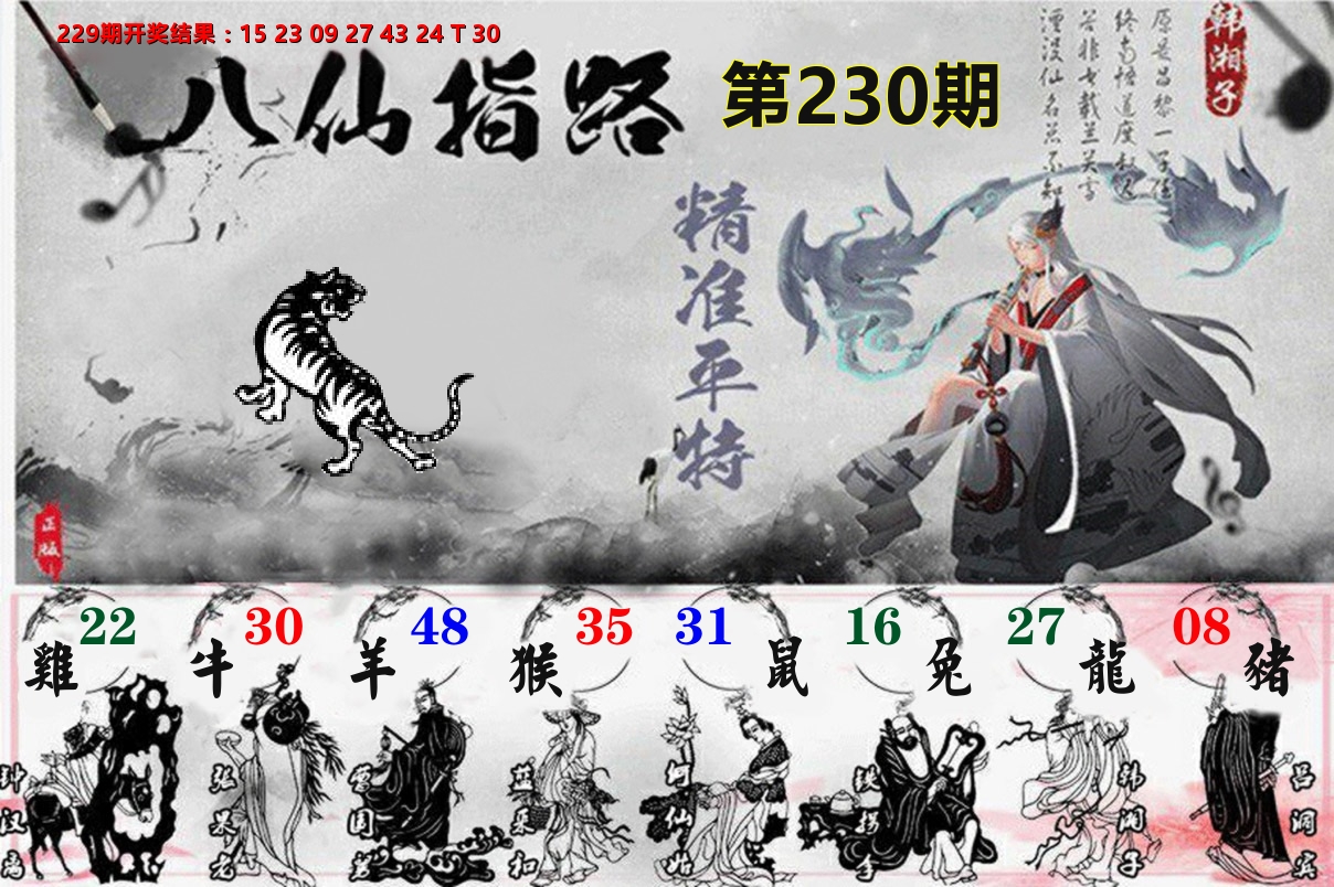八仙指路 第230期