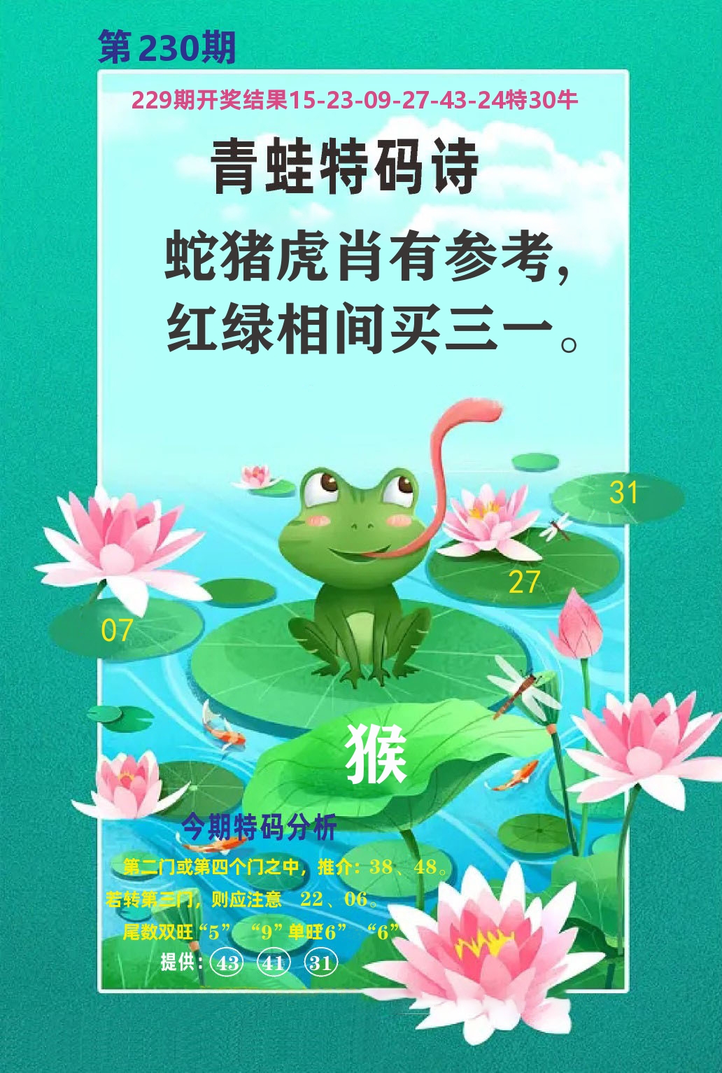 财富人家A 第230期