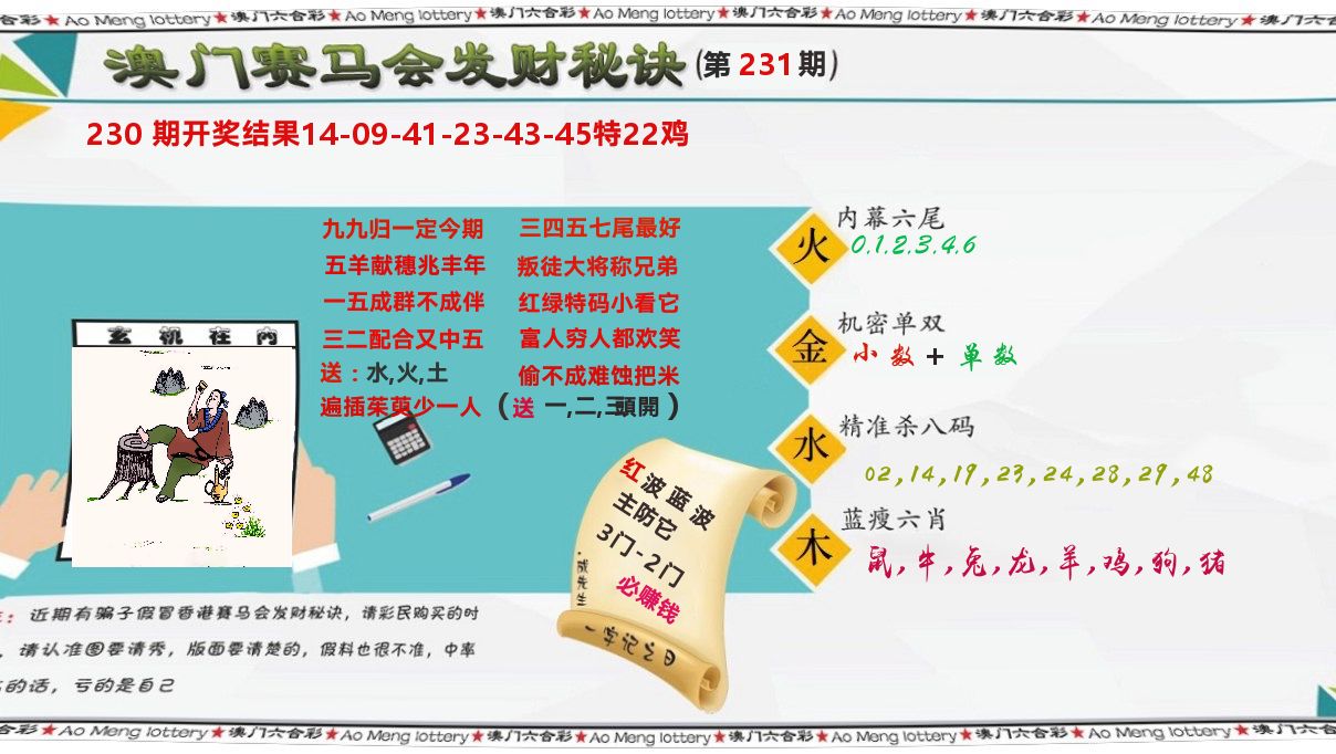 发财秘诀 第231期