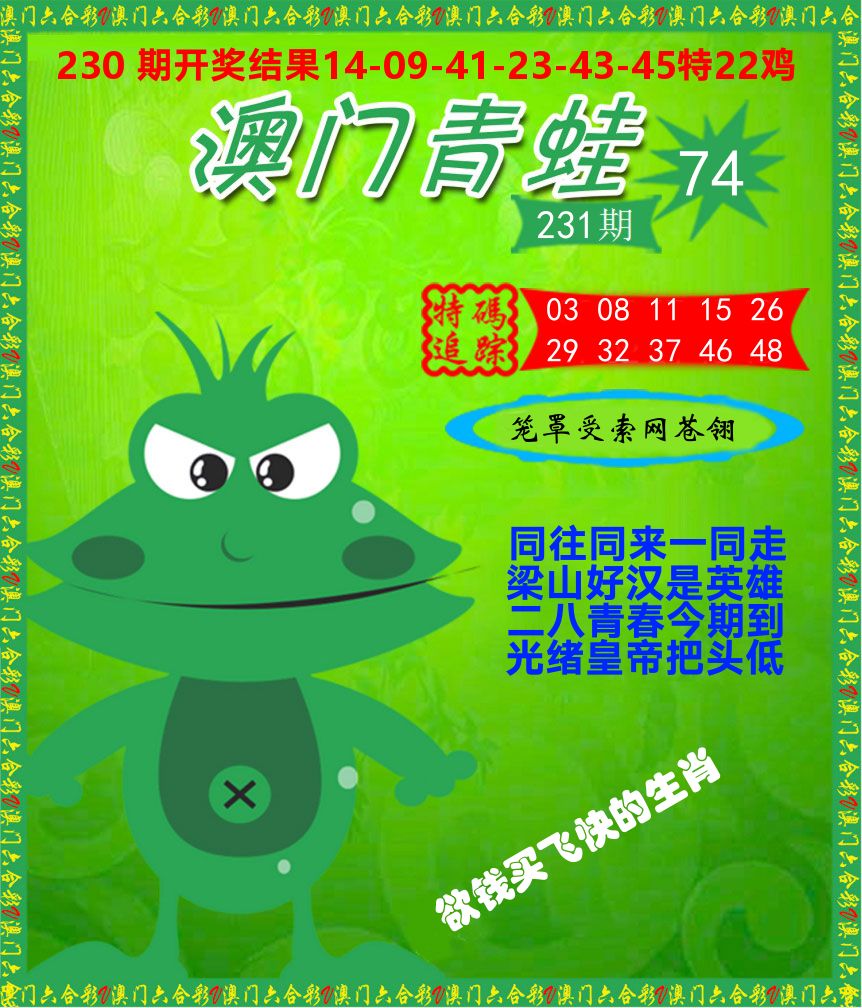 青蛙系列74 第231期