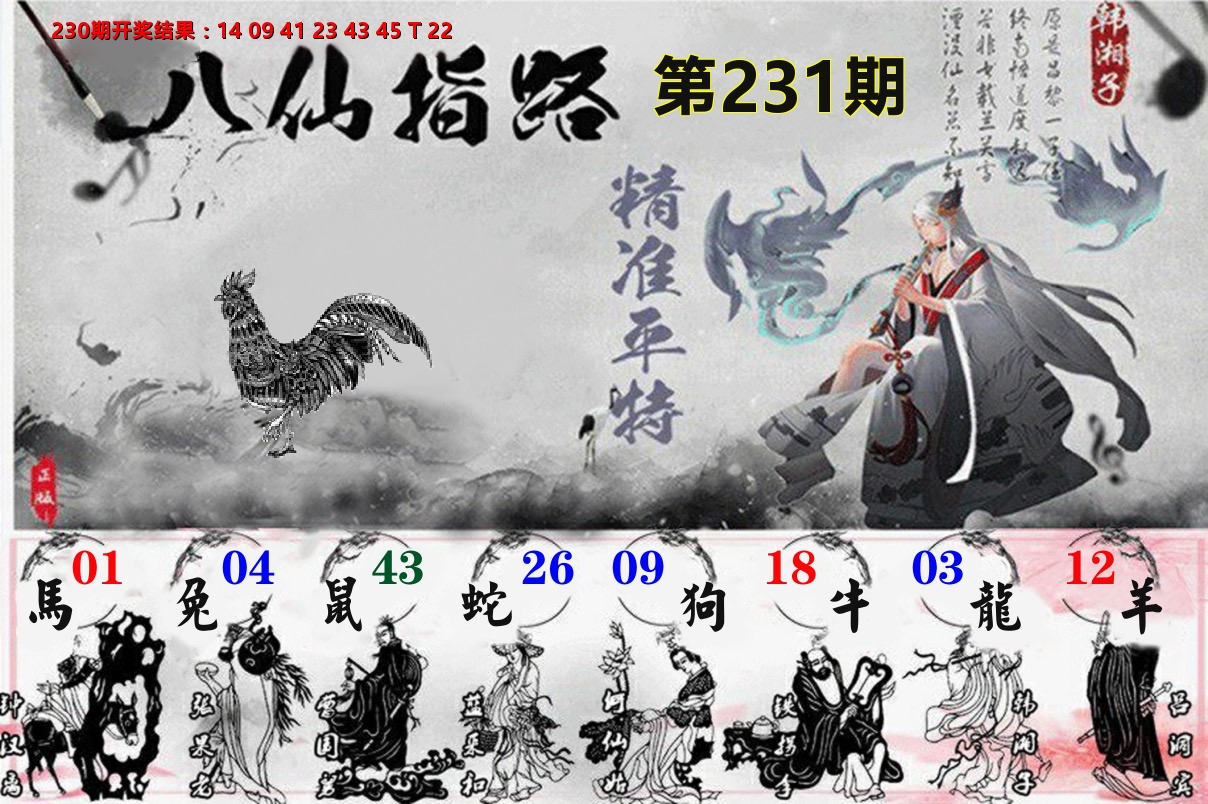 八仙指路 第231期