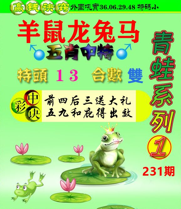 青蛙彩图 第231期