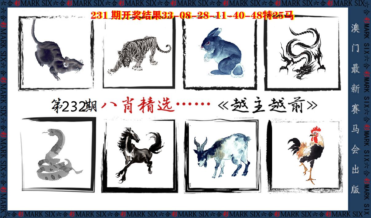 八肖精选 第232期