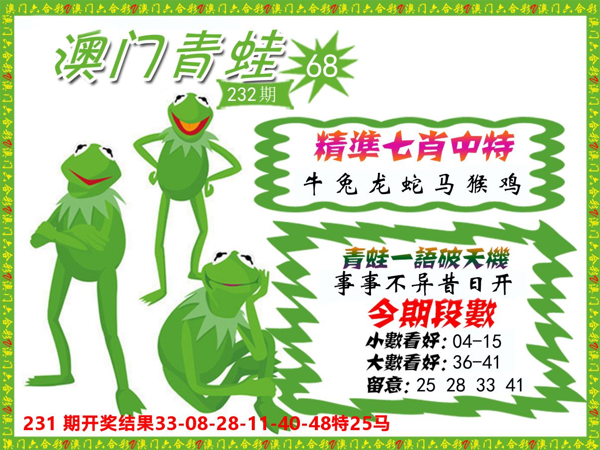 青蛙系列68 第232期