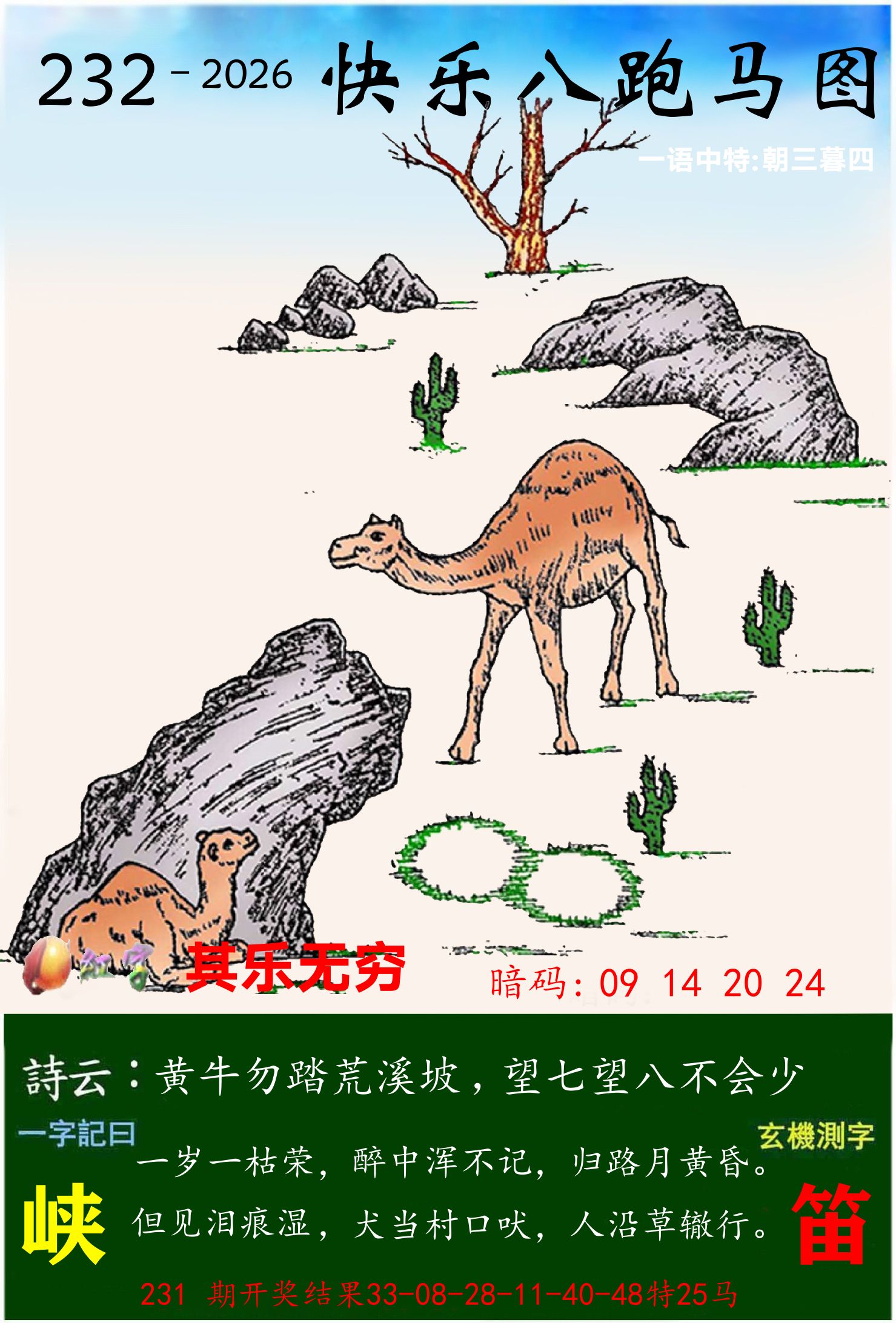 澳门跑马 第232期