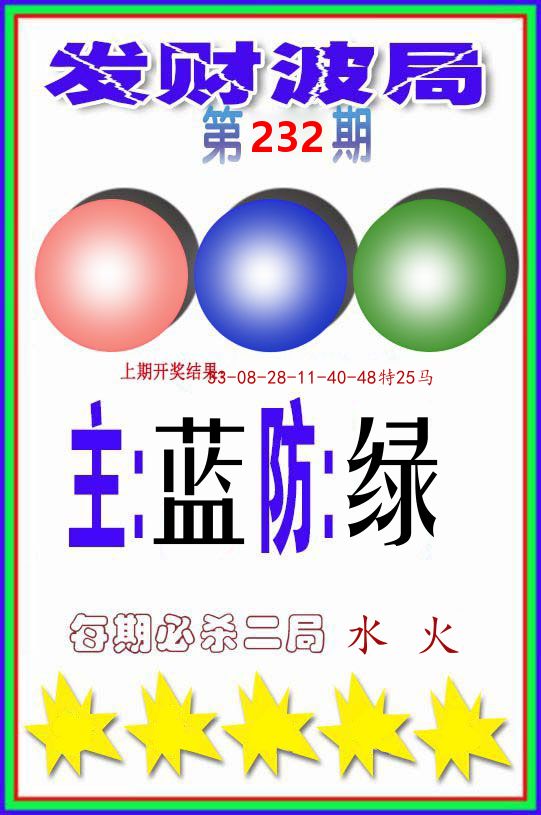 发财波局 第232期