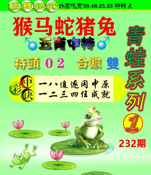 青蛙彩图 第232期