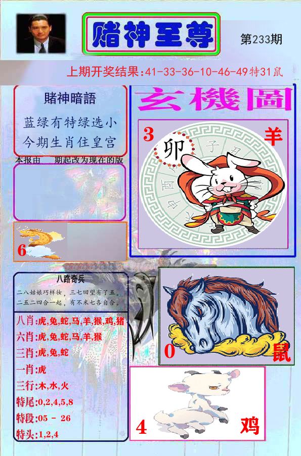 赌神至尊 第233期