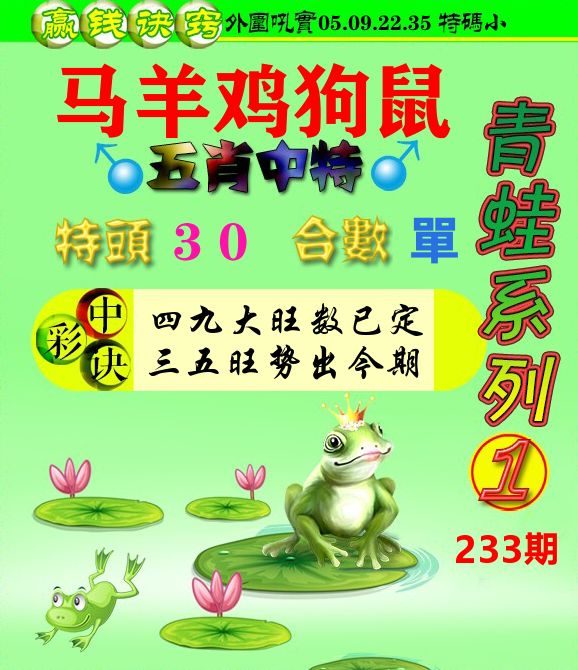 青蛙彩图 第233期