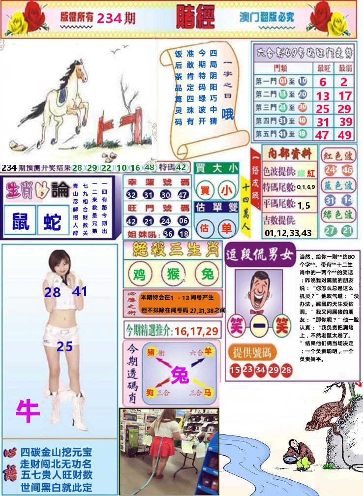 澳门赌经 第234期