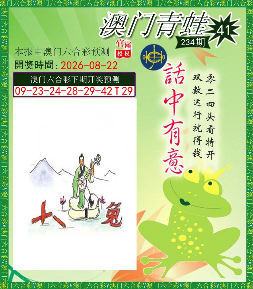 青蛙系列43 第234期