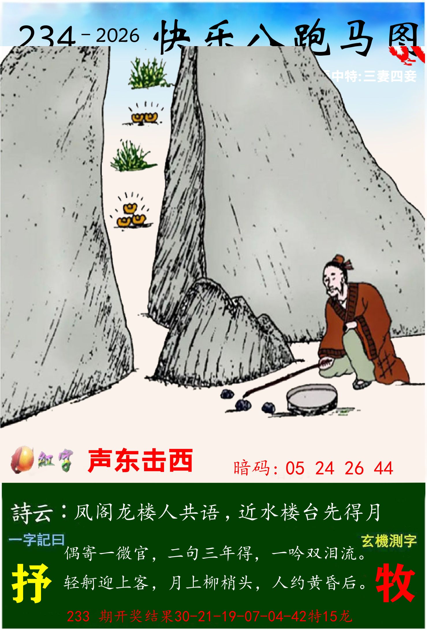 澳门跑马 第234期