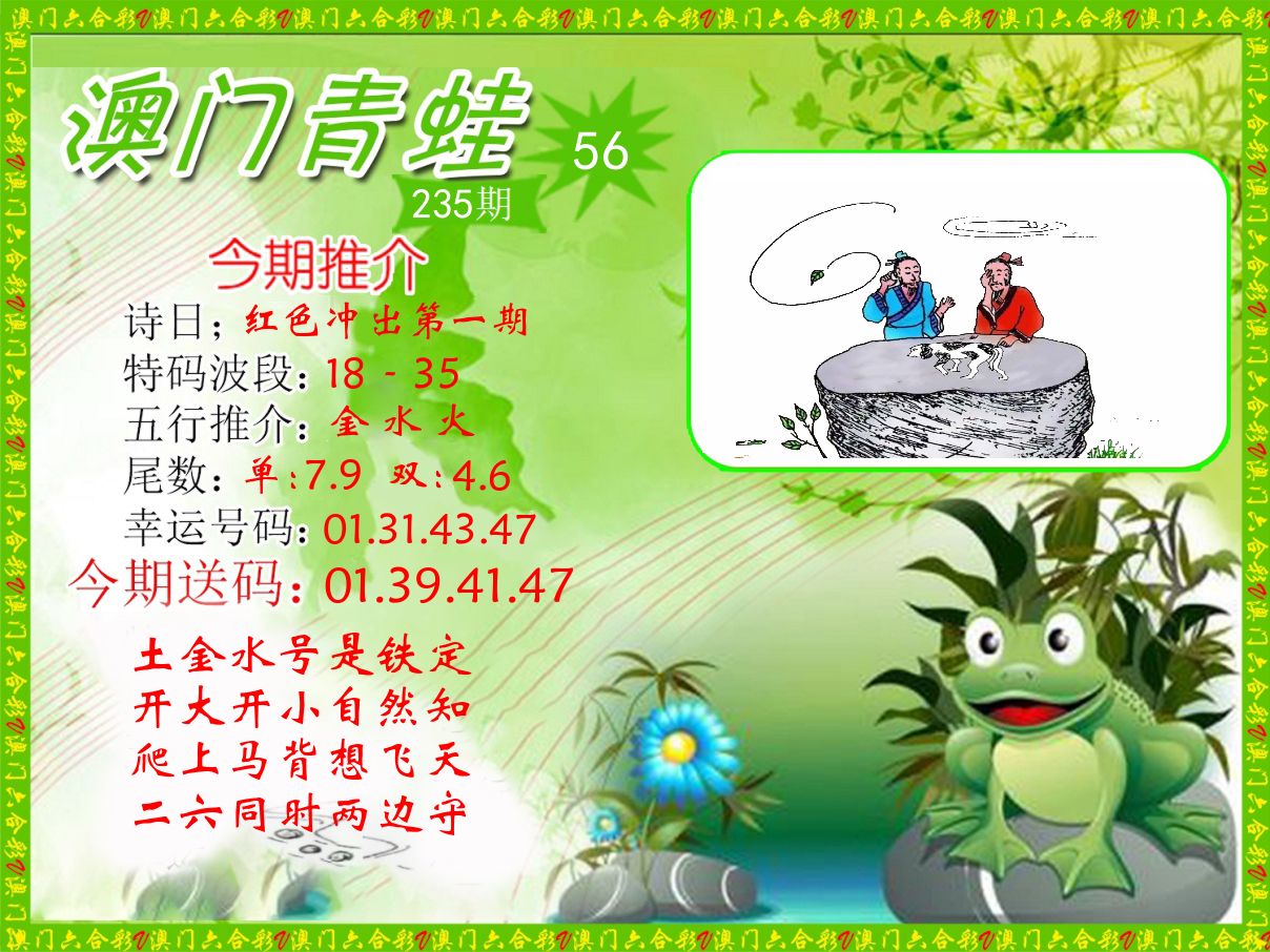 青蛙系列56 第235期