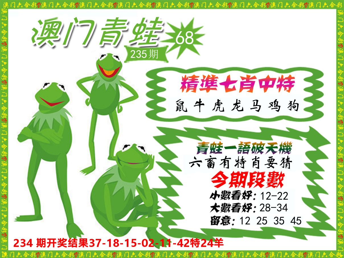青蛙系列68 第235期